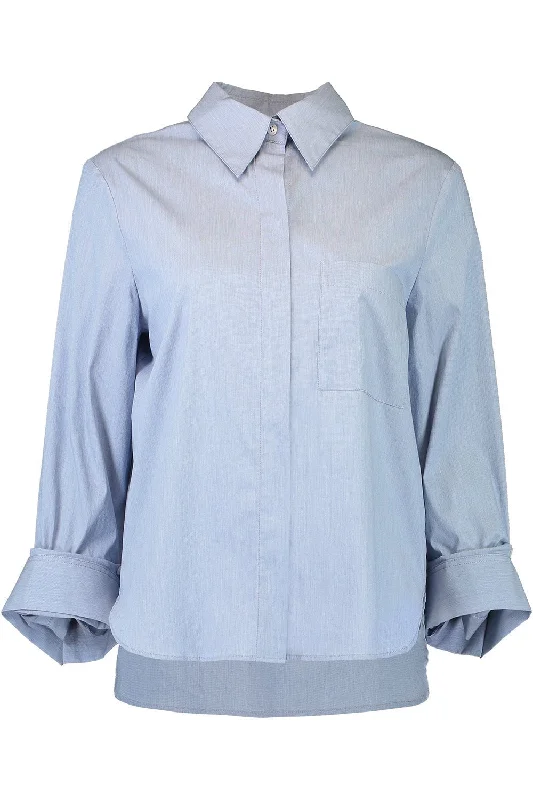 Boyfriend Shirt - Indigo Melange