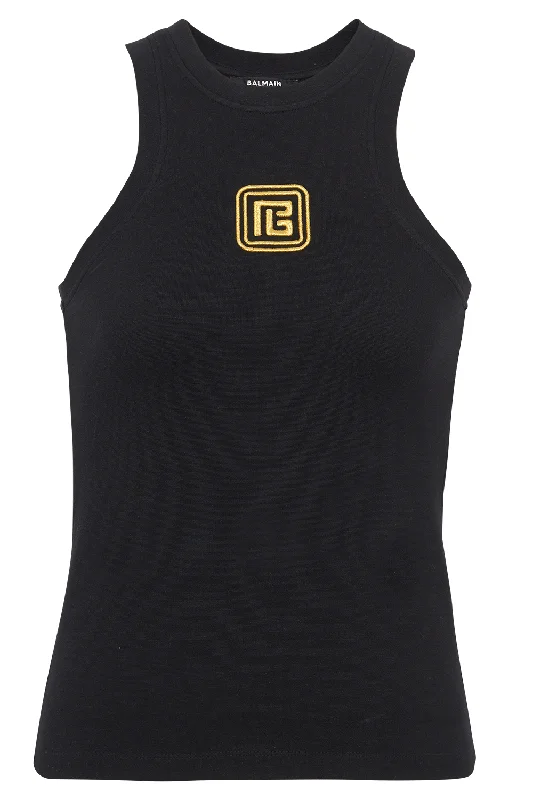 Embroidered Tank Top