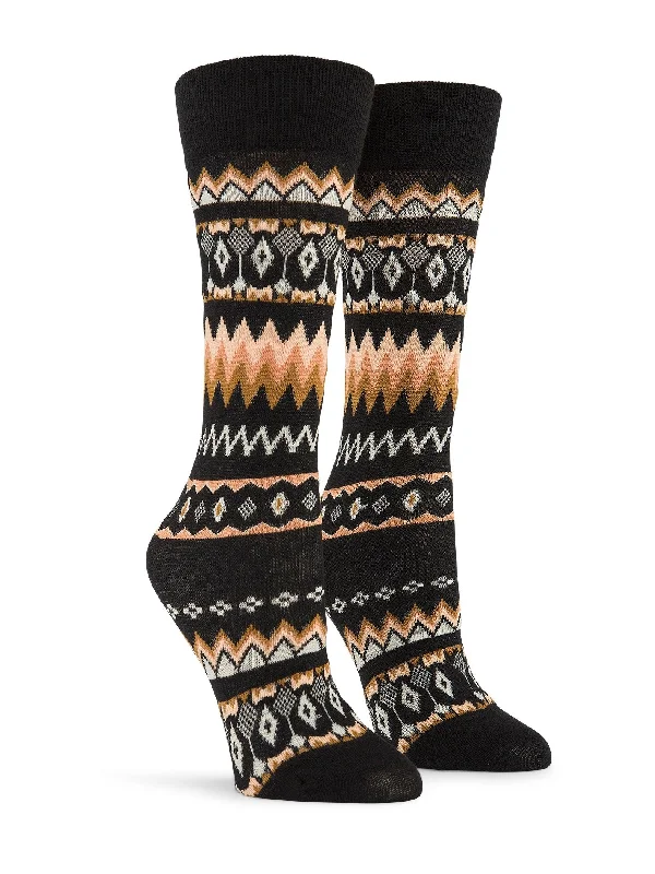 Not Fairisle Socks - Vintage Black