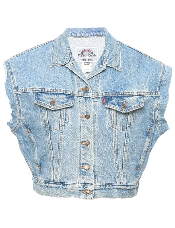 Levi's Denim Jacket Vest - M