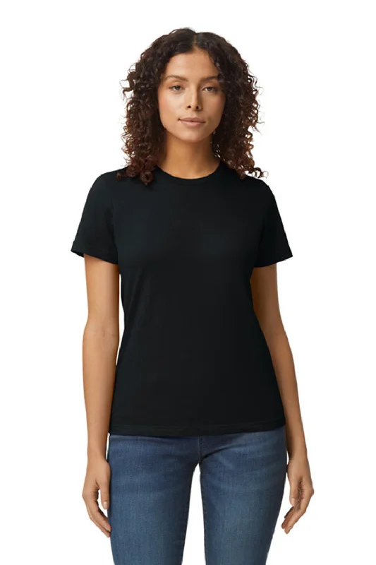 Gildan Womens Softstyle Short Sleeve Crewneck T-Shirt - Pitch Black