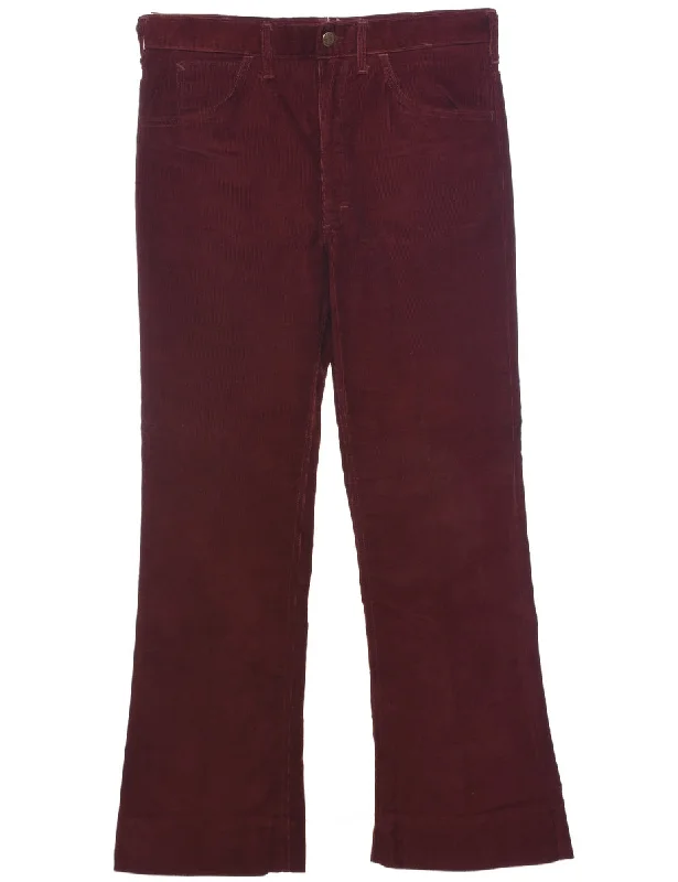 Lee Corduroy Trousers - W33 L31