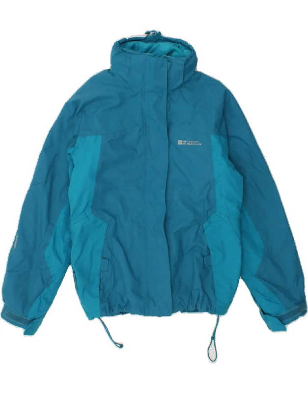 MOUNTAIN WAREHOUSE Womens Loose Fit Windbreaker Jacket UK 10 Small Blue