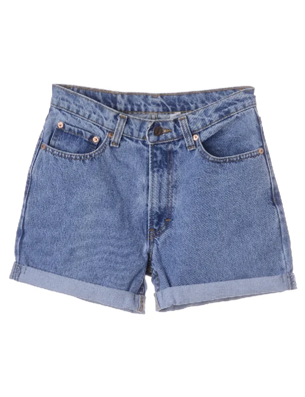 Label Willow Rolled Hem Denim Shorts