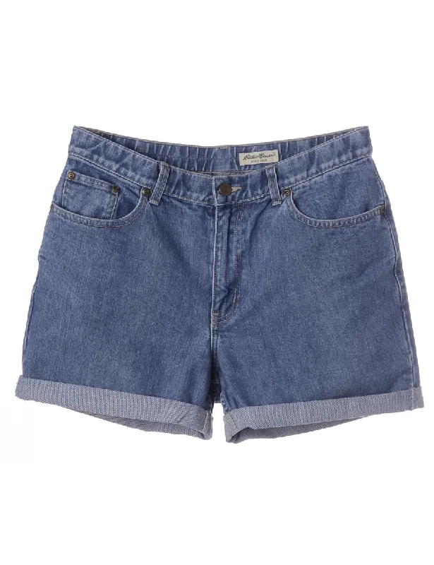 Label Willow Rolled Hem Denim Shorts