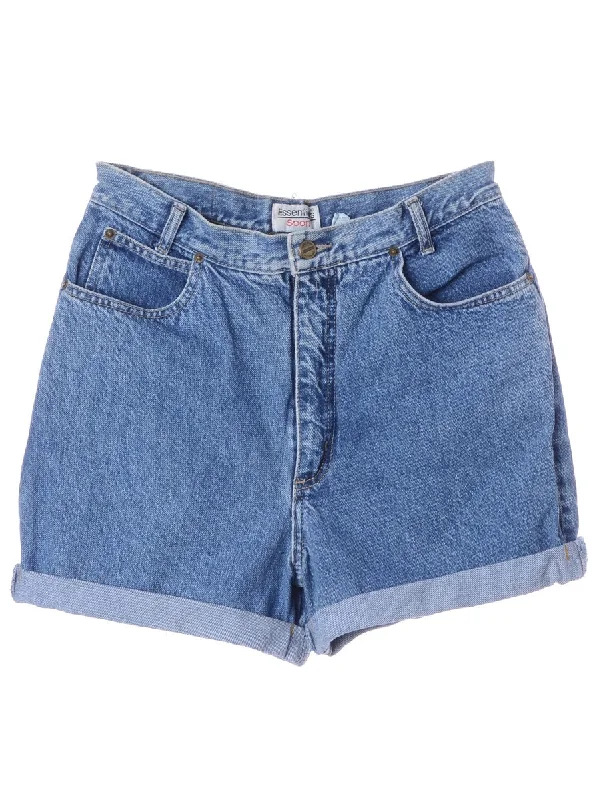 Label Willow Rolled Hem Denim Shorts