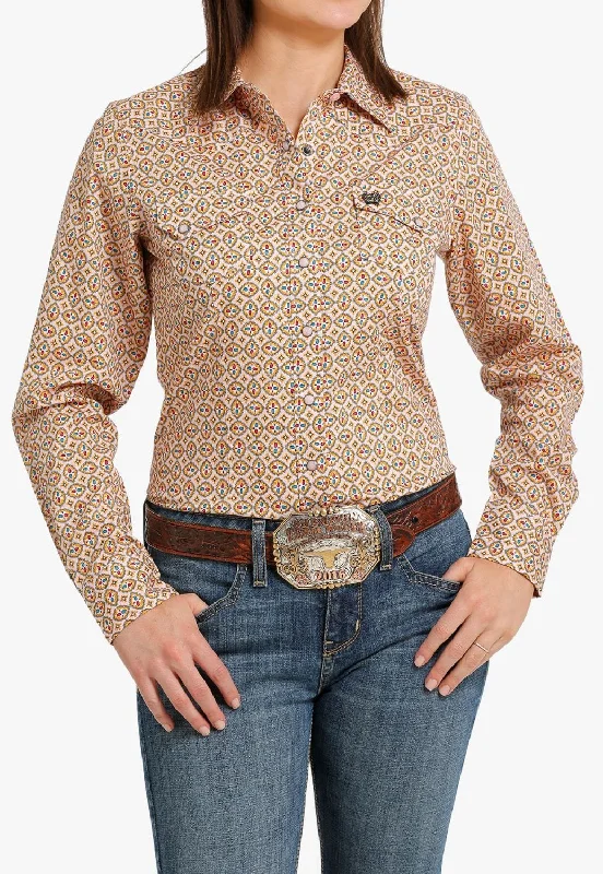 Cinch Womens Snap Front Long Sleeve Shirt