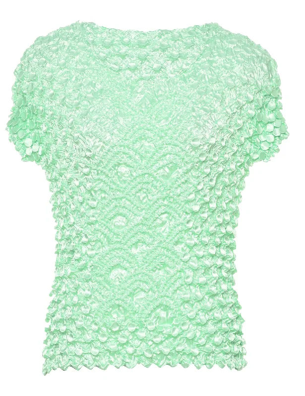 Light Green Popcorn Top - S