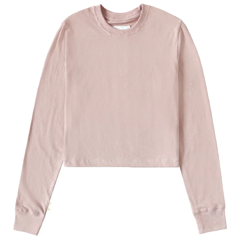 Monday Long Sleeve Crop Top Dusk