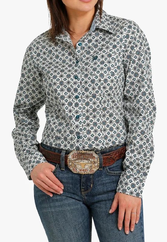 Cinch Womens Button-Down Long Sleeve Shirt