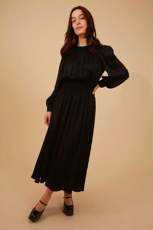 Silkwood Thelma Dress in Black