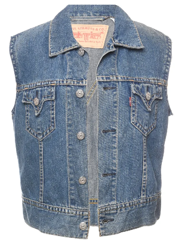 Levi's Medium Wash Denim Vest - L