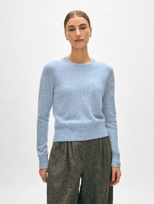 Cashmere Shrunken Crewneck