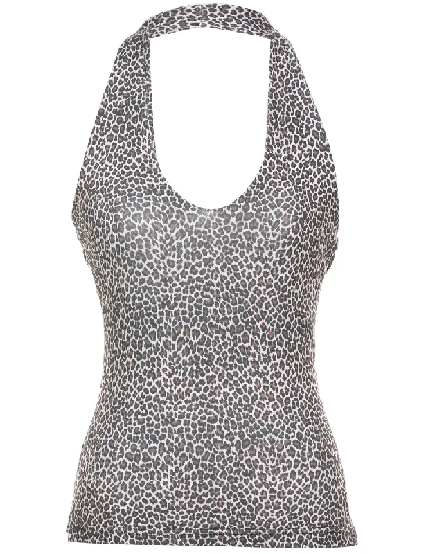 Leopard Printed Top - XS