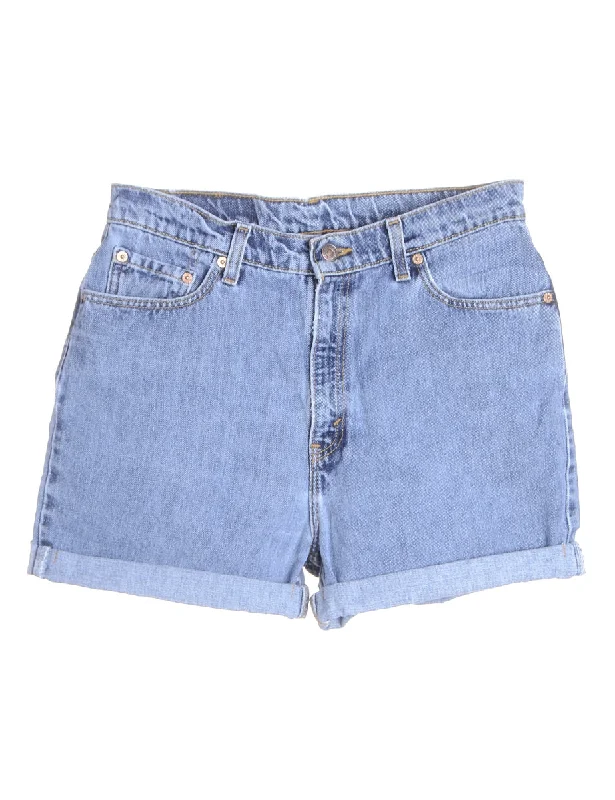 Label Willow Rolled Hem Denim Shorts