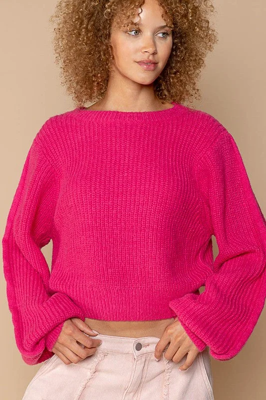 POL Hot Pink Oversized sweater