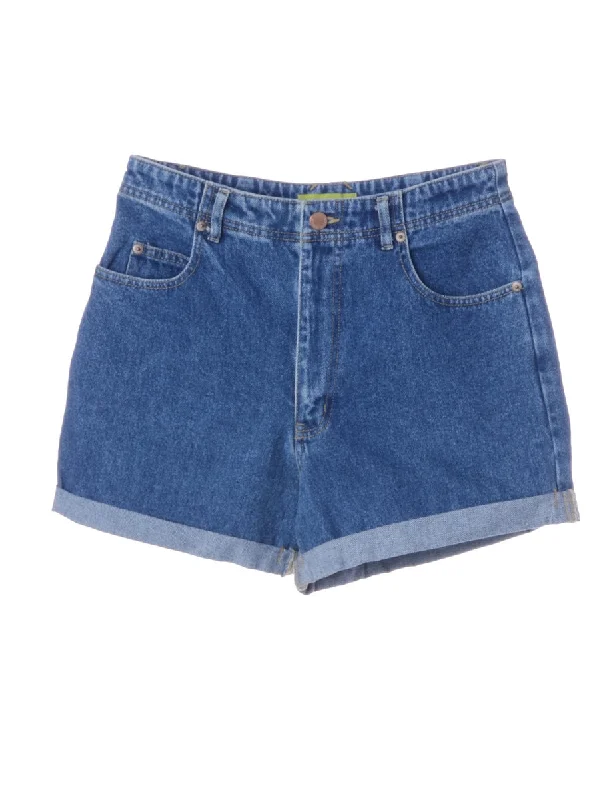 Label Willow Rolled Hem Denim Shorts