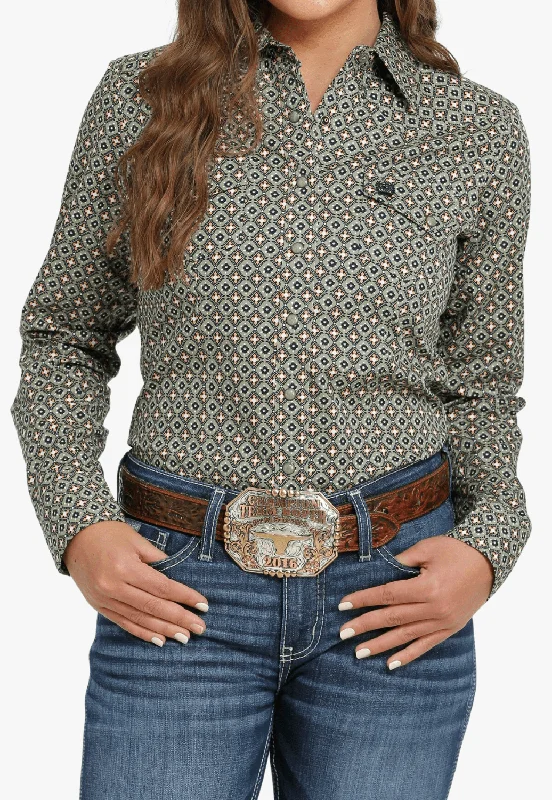 Cinch Womens Snap Long Sleeve Shirt