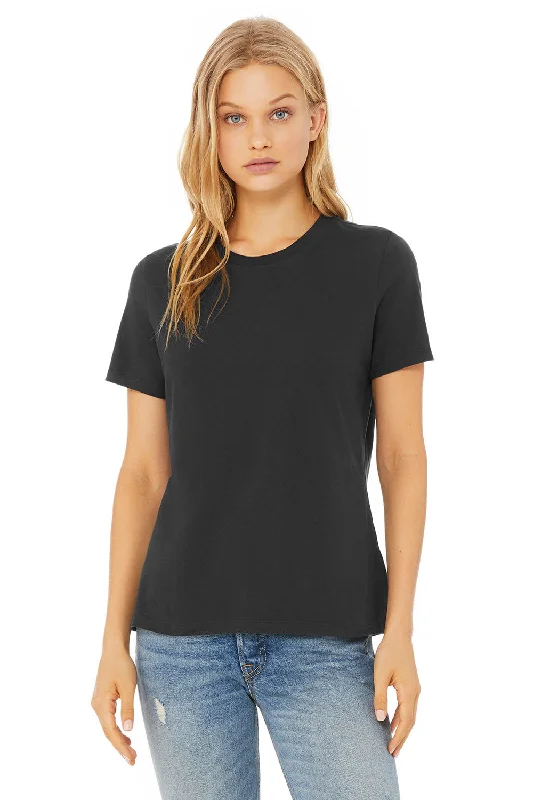 Bella + Canvas Womens Relaxed Jersey Short Sleeve Crewneck T-Shirt - Dark Grey