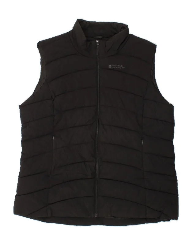 MOUNTAIN WAREHOUSE Womens Padded Gilet UK 20 2XL Black Polyester