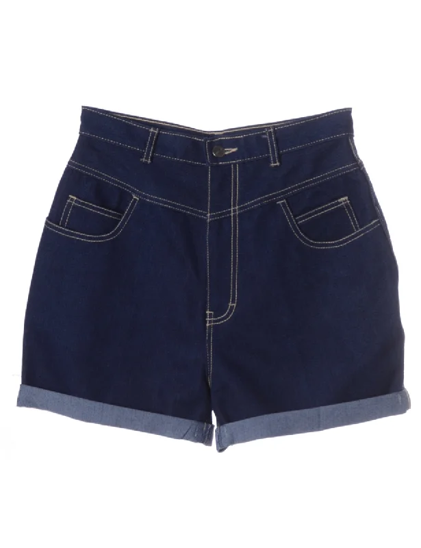 Label Willow Rolled Hem Denim Shorts